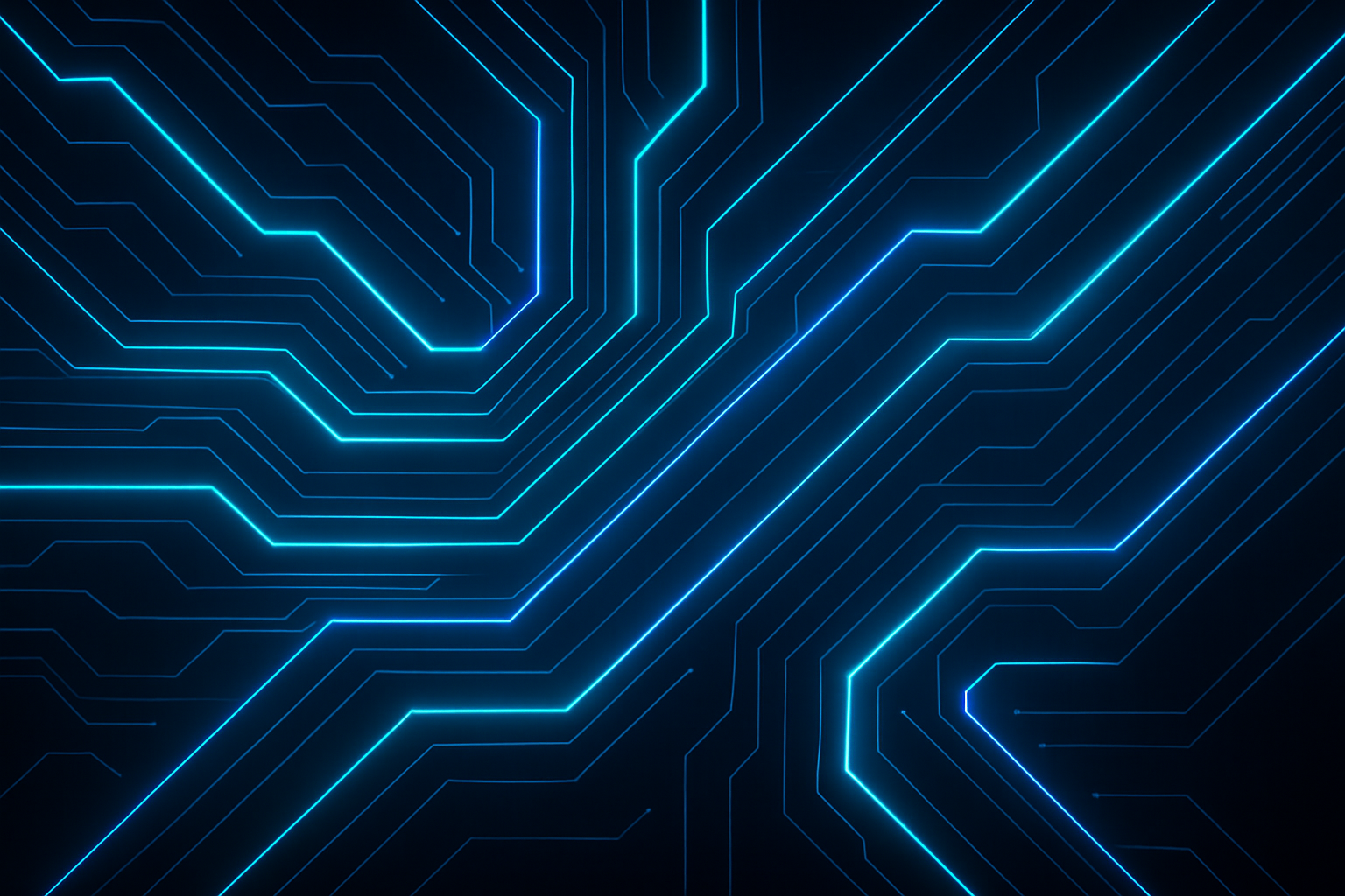 high tech glowing lines